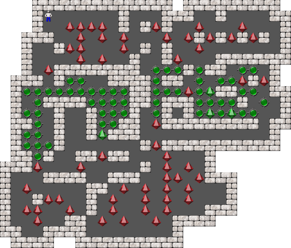Sokoban Mass Remodel level 244